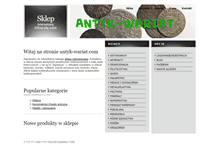 Tablet Screenshot of antyk-wariat.com